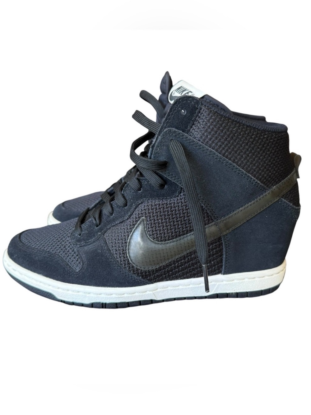 Nike Black Wedge Sneakers